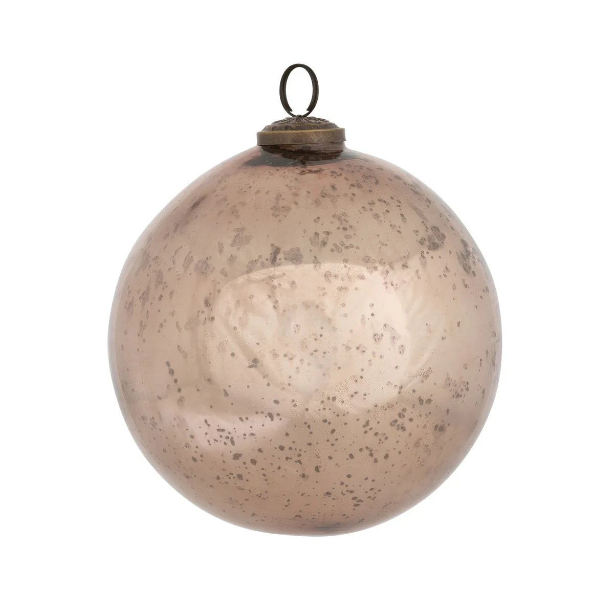 Shiny Champagne Glass Ball Ornament - Image 5