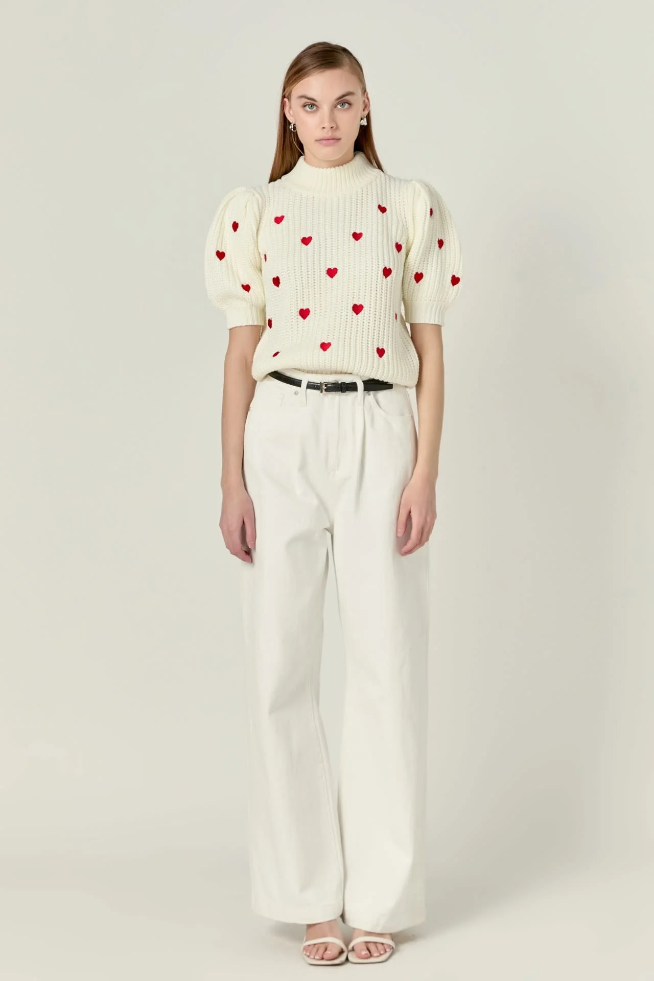 Sierra Heart Shape Embroidery Sweater - Image 5