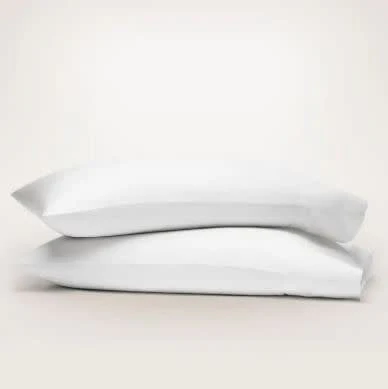 Signature Hemmed Pillowcase Set King - White