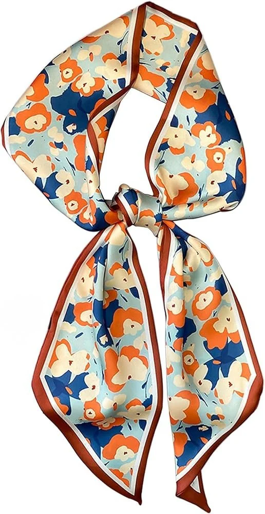Silk Twilly Scarf Wrap - Image 2