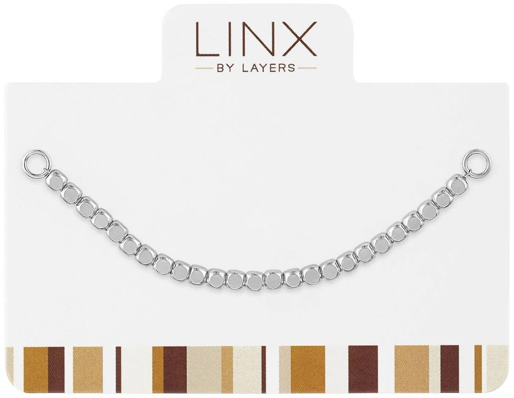Silver Cube Beaded LINX Add-on