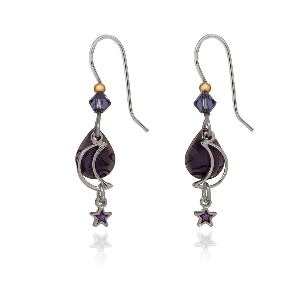 Silver Dainty Sky Cascade Earrings