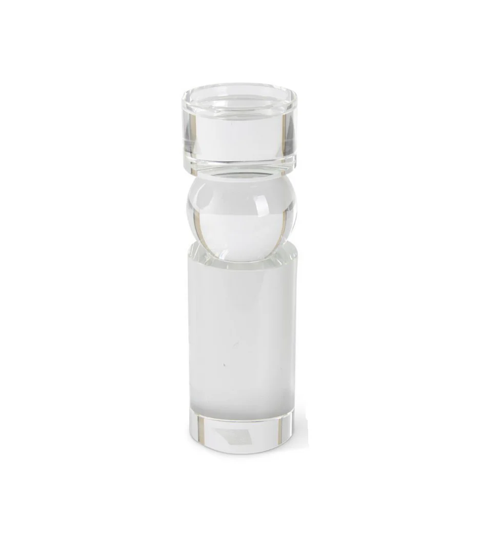 Single Ball Glass Pillar Candleholders - Image 2
