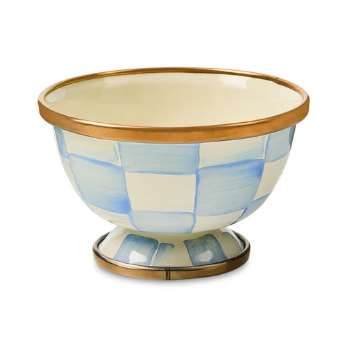 Mackenzie Childs Sky Check Little Sugar Bowl