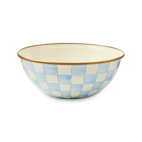 Mackenzie Childs Sky Check Medium Everyday Bowl