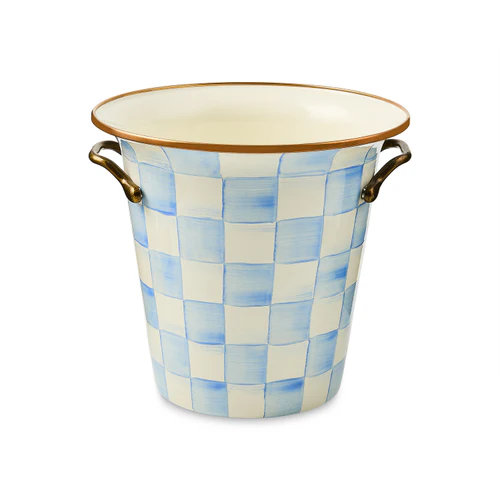 Mackenzie Childs Sky Check Wine Cooler
