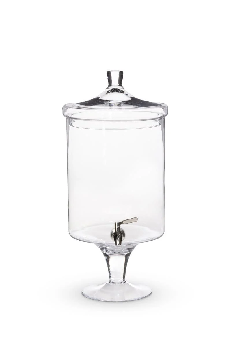Sleek Crystal Beverage Dispenser