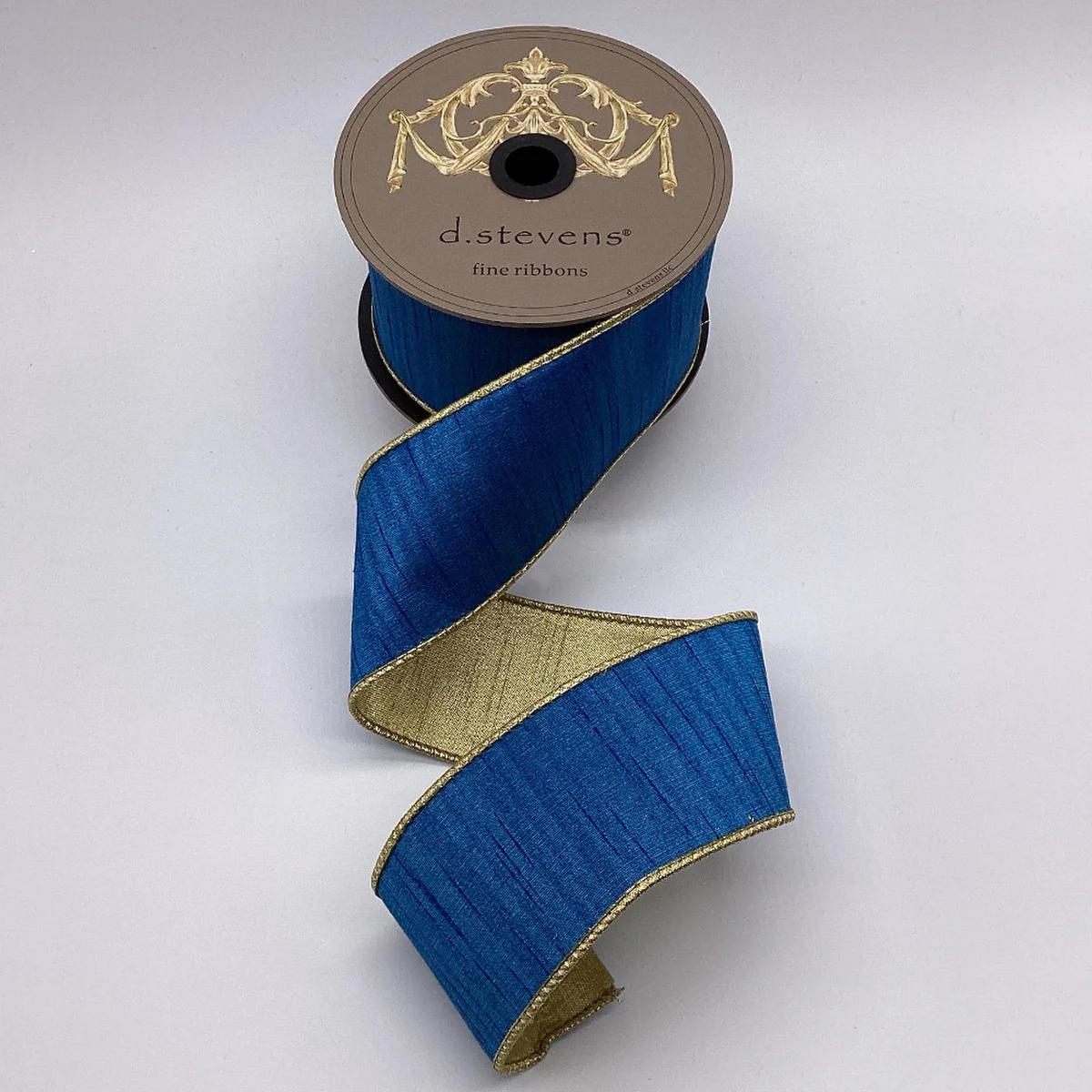 Slub Dupion Metallic Gold Back Ribbon - Image 11