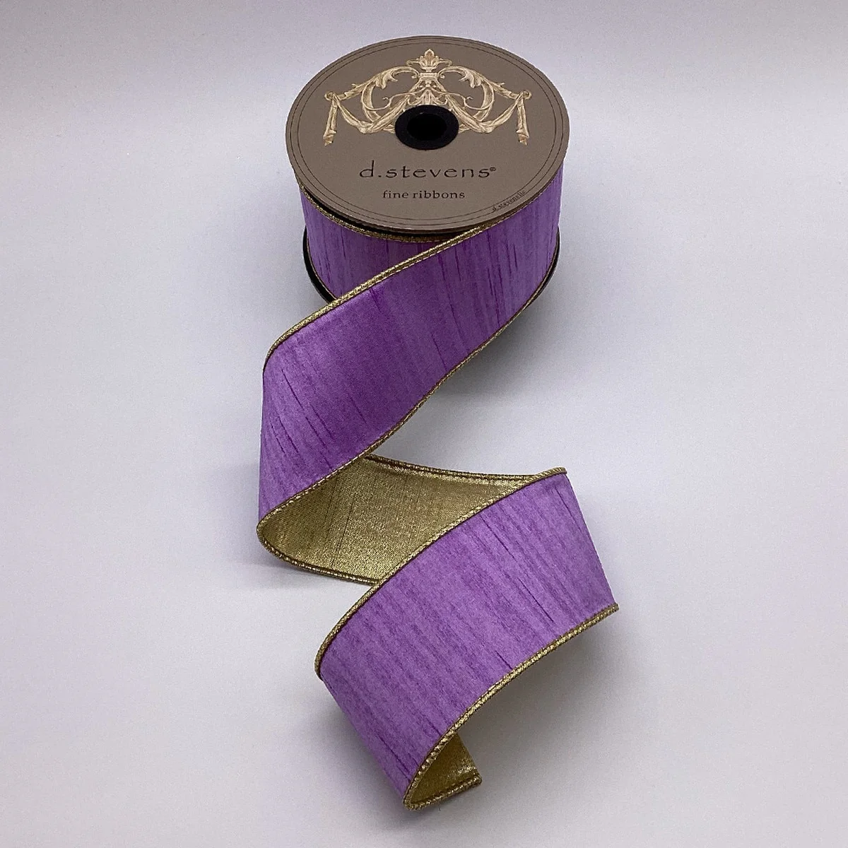 Slub Dupion Metallic Gold Back Ribbon - Image 9