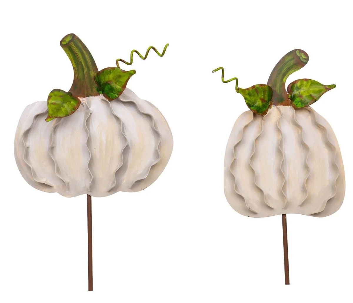 Small Ribbon Pumpkins Cream - Sold Individually