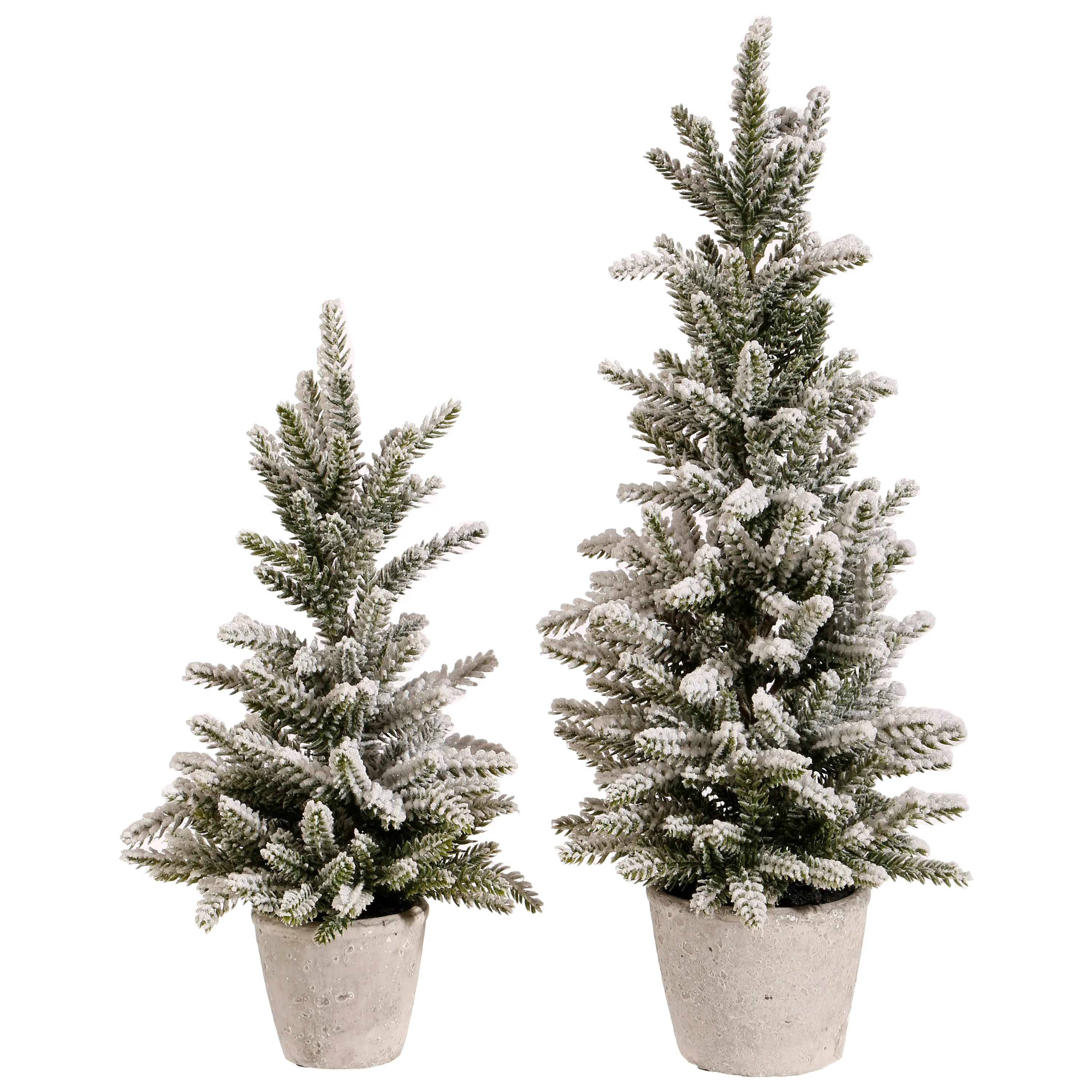 SNOWY PINE TREE IN POT - Image 2