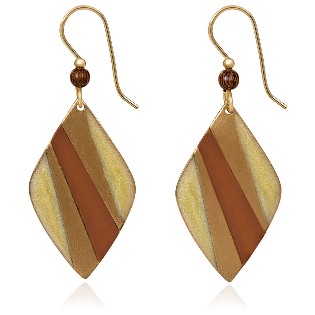 Soft Diamond Abstract Earrings