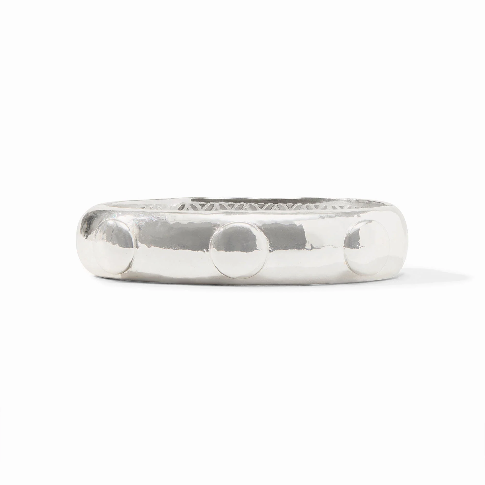 Solara Hinge Bangle - Silver