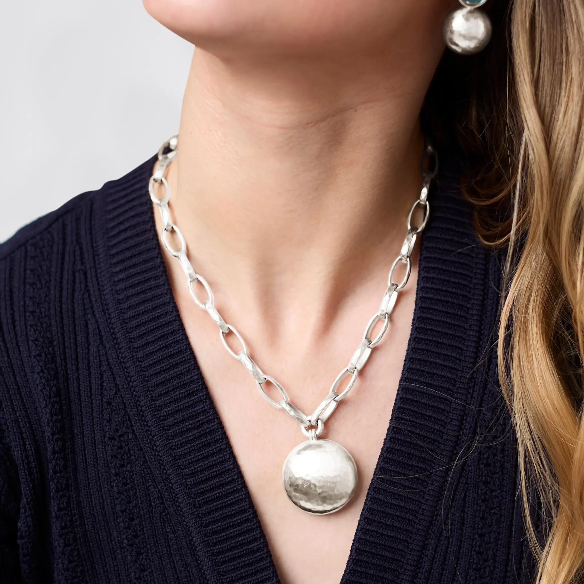 Solara Necklace Silver - Image 2