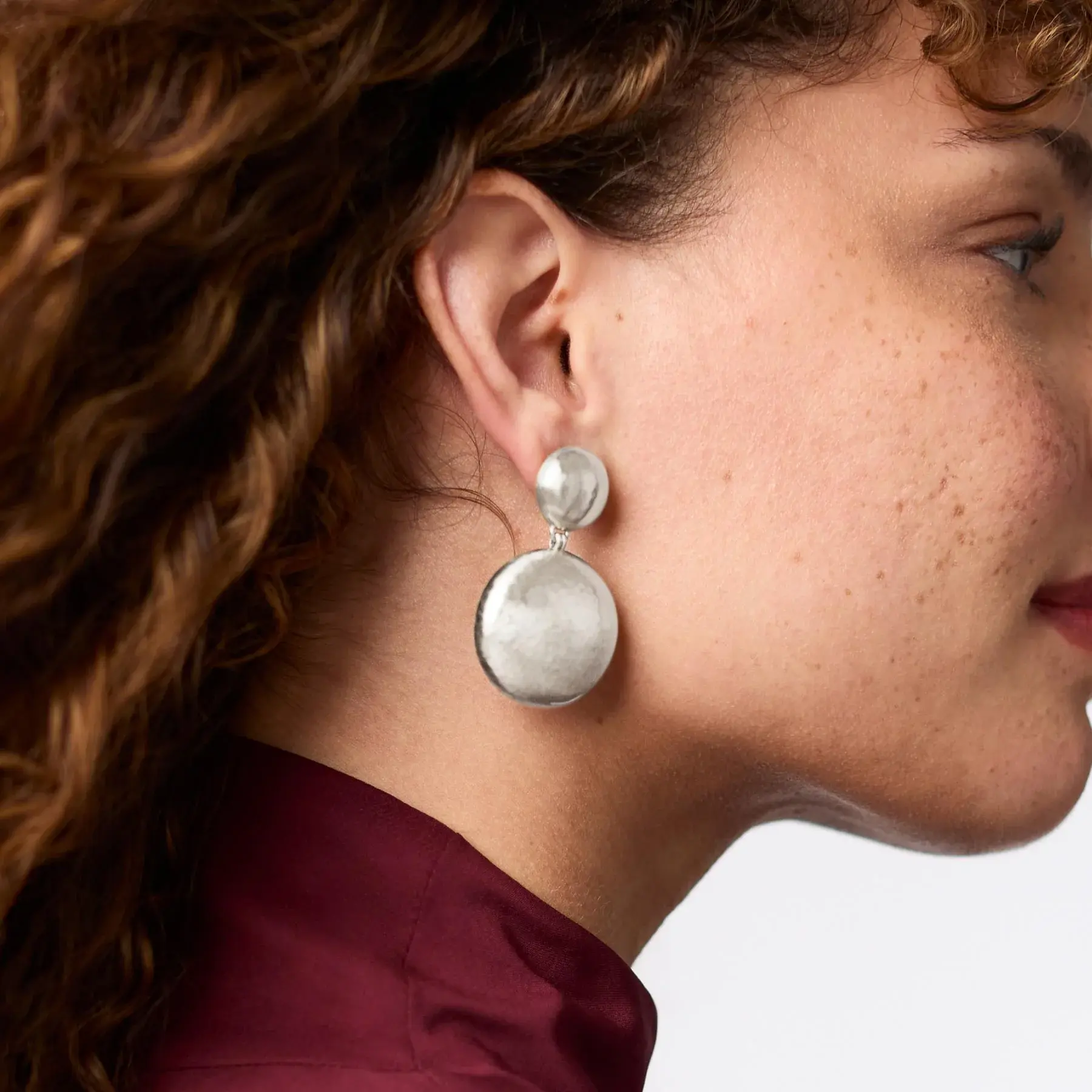 Solara Statement Earring Silver