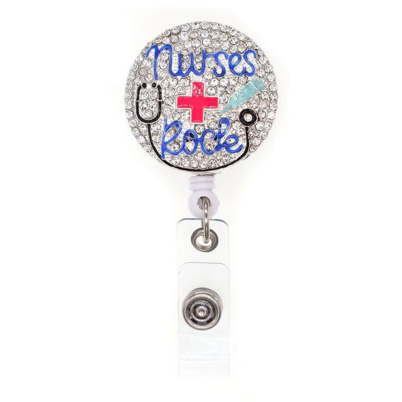 Sparkle and Shine Rhinestone Badge Reel - Image 9