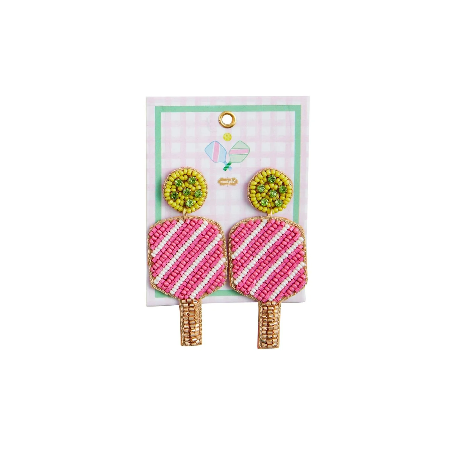 Sports Beaded Earrings - Image 2