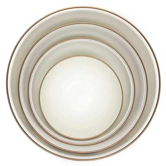 Sterling Check Enamel Everyday Bowl