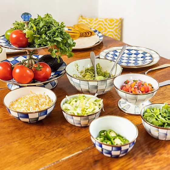 Sterling Check Enamel Everyday Bowl - Image 2