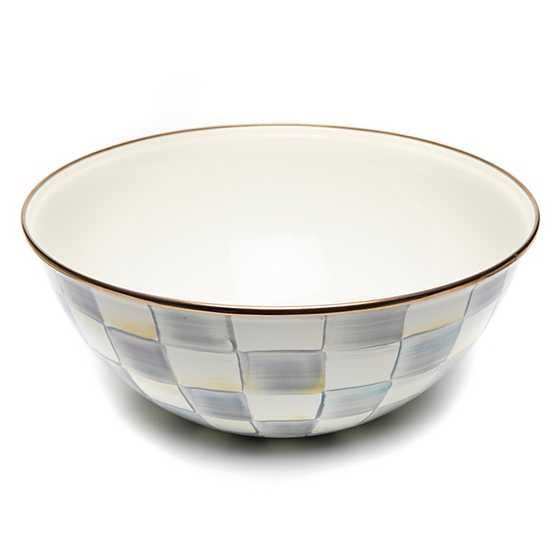 Sterling Check Enamel Everyday Bowl - Image 3