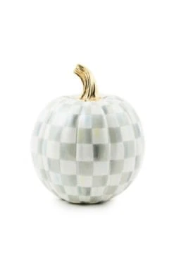 Sterling Check Pumpkin - Small