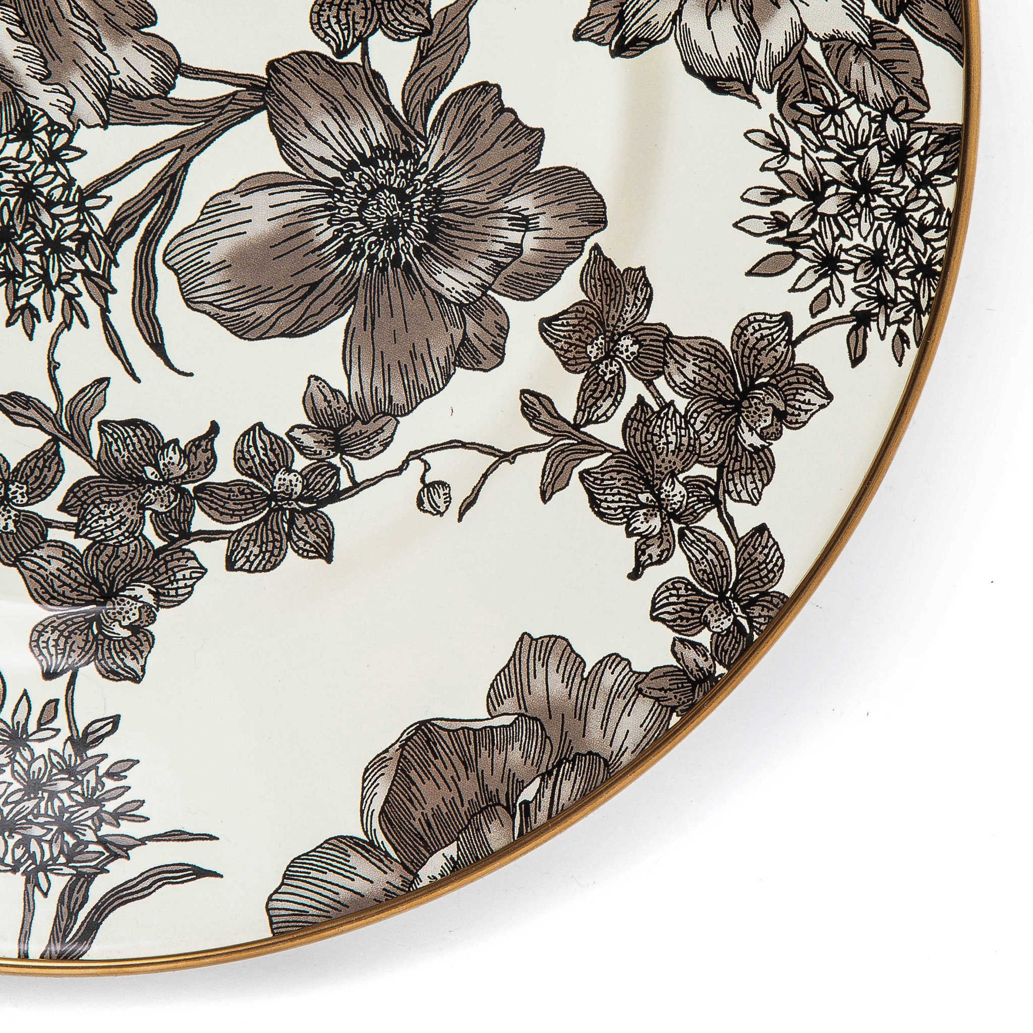 Sterling English Garden Enamel Dinner Plate - Image 2