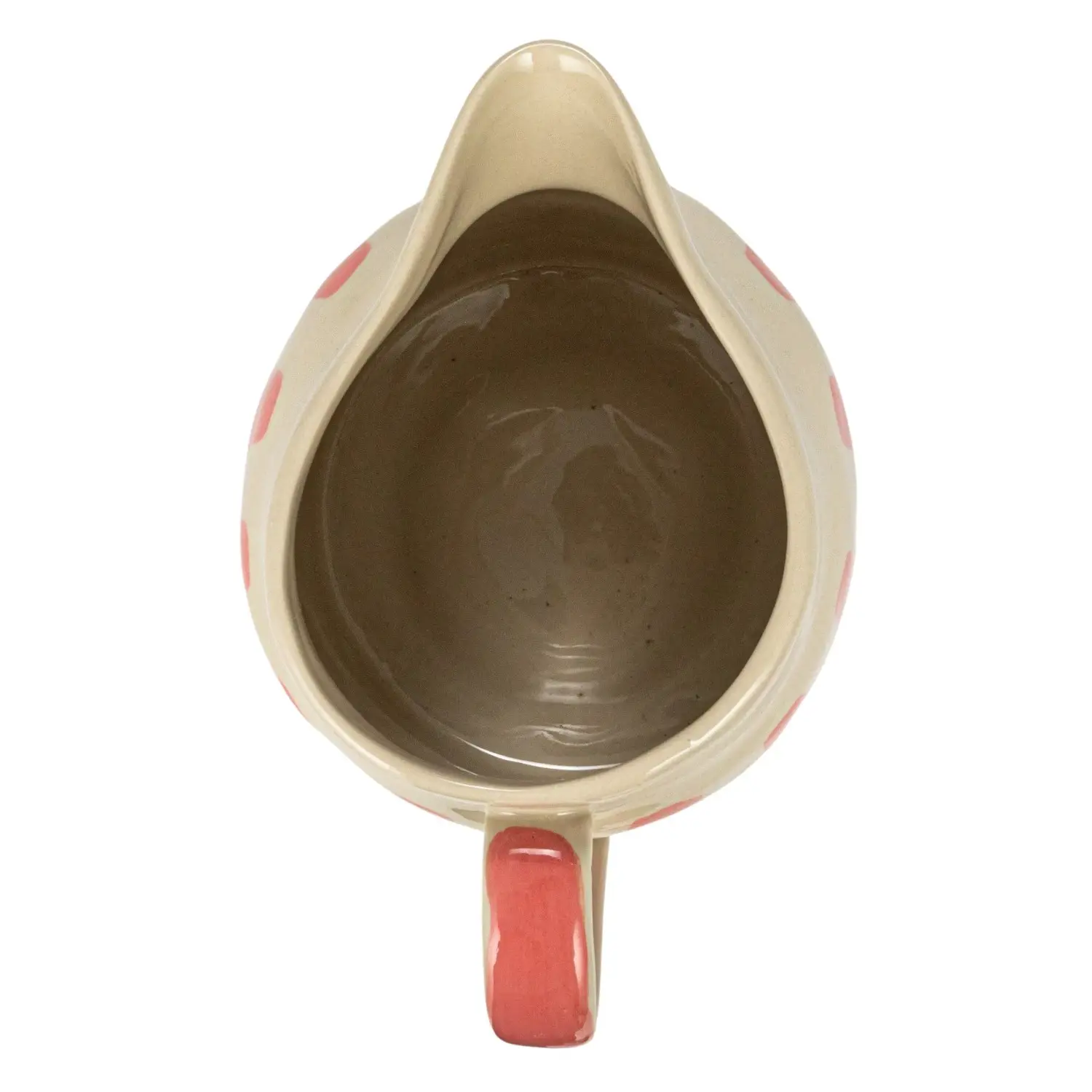 Stoneware Pitcher with Stripes - Image 2