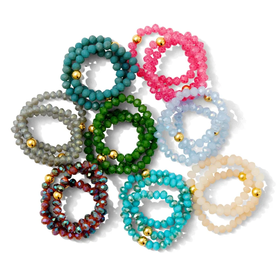 Stretch Crystal Ring - Sold Individually