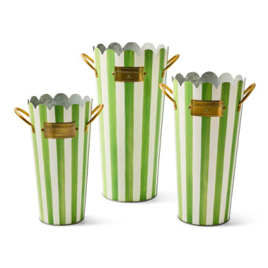 Stripe Flower Bucket - Sold Individually - Image 6