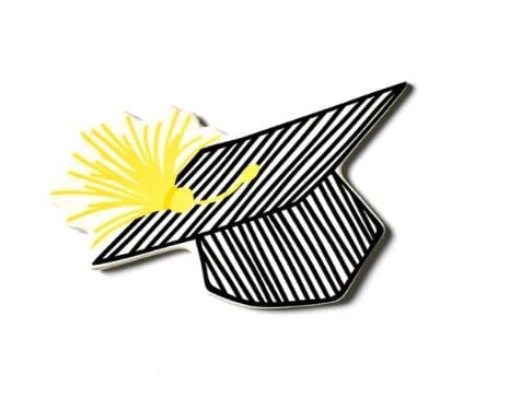Striped Graduation Cap Mini Attachment - Image 2