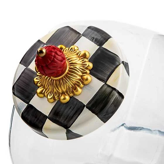 Sweets Jar with Courtly Check Enamel Lid - Image 4