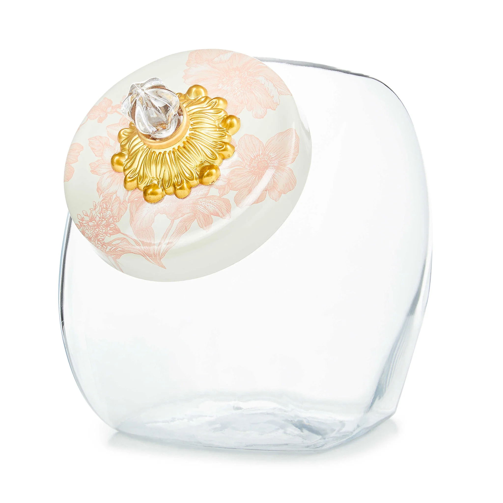 Sweets Jar With Rosy English Garden Lid