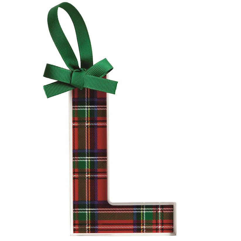Tartan Letter Ornaments - Image 28