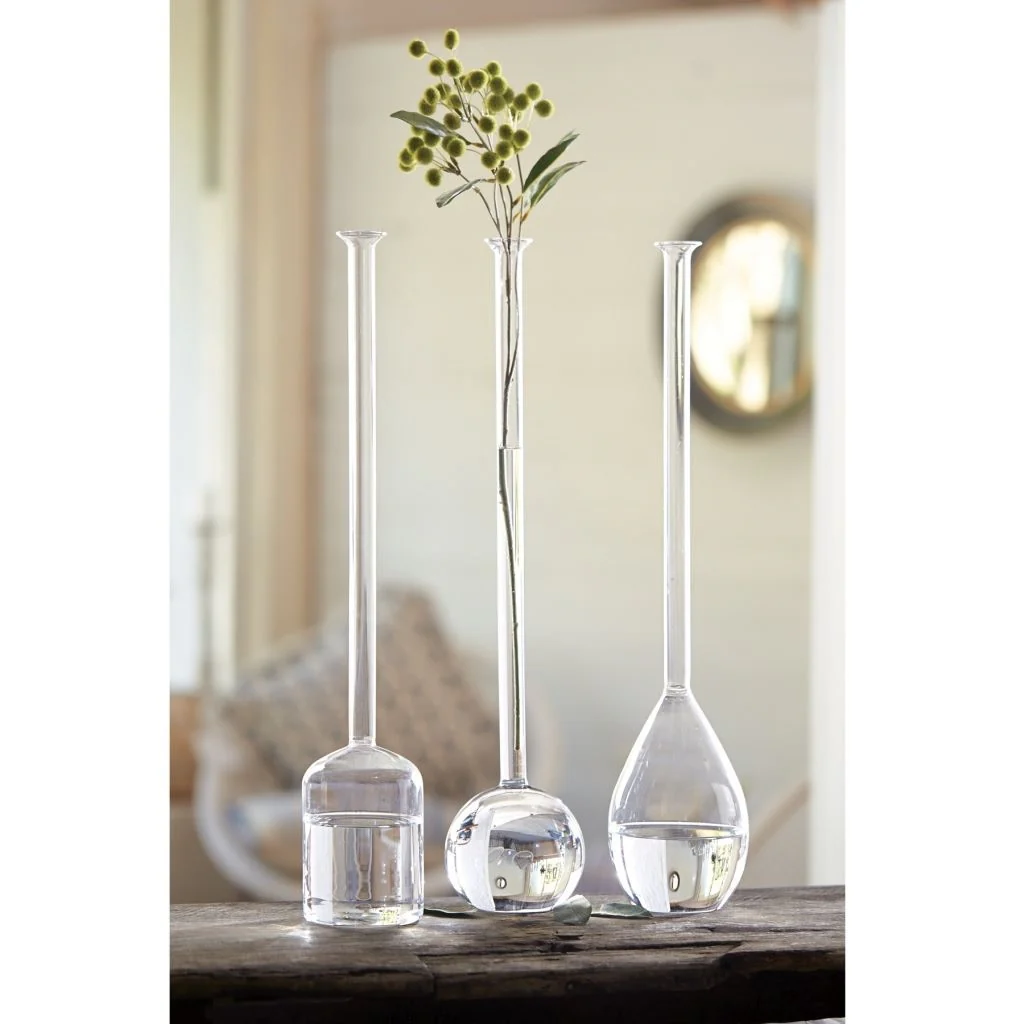 TEARDROP -LONG NECK GLASS VASE - Image 2