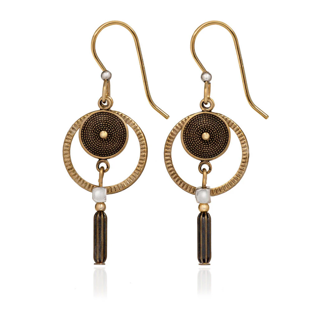 Techno Look & Bullet Earrings