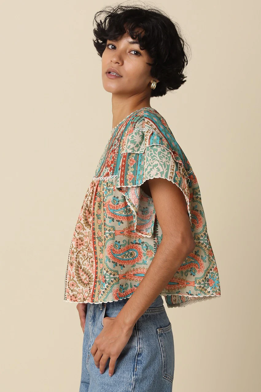Teresa Flutter Sleeve Top - Image 2