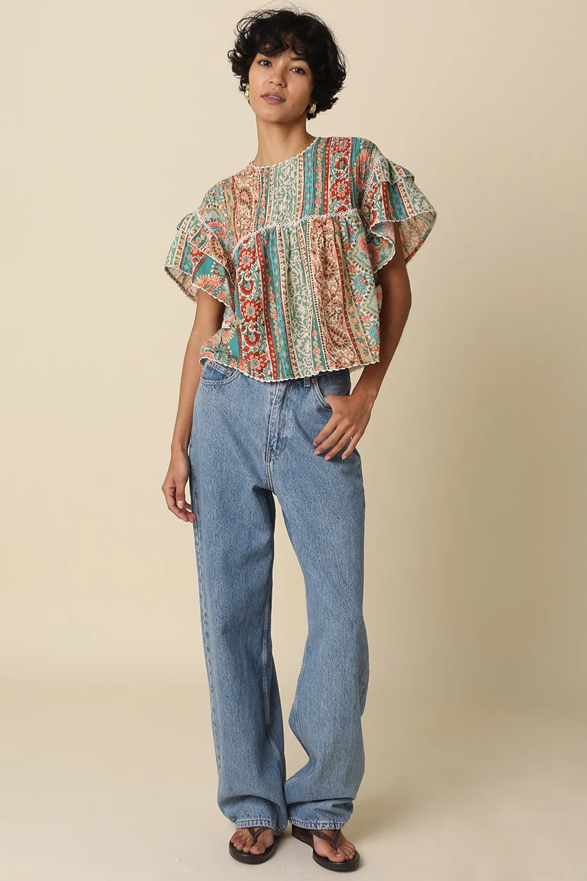 Teresa Flutter Sleeve Top - Image 5