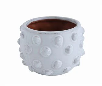 Terra Cotta Planter with Raised Dots