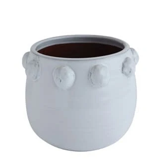 Terra-cotta Planter with Raised Dots