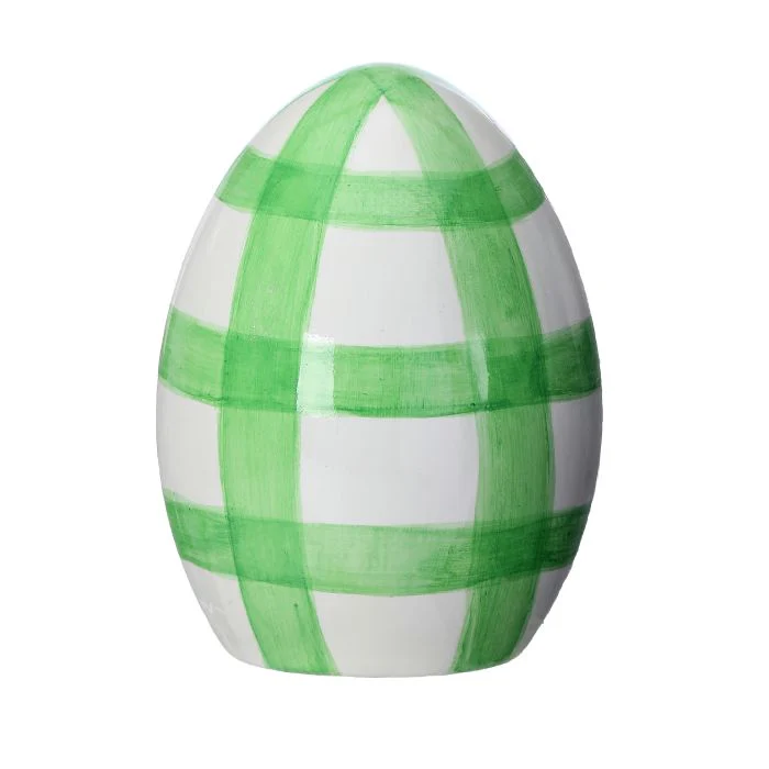 Terracotta Check Egg - Image 2
