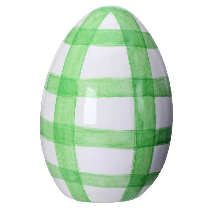 Terracotta Check Egg - Image 3