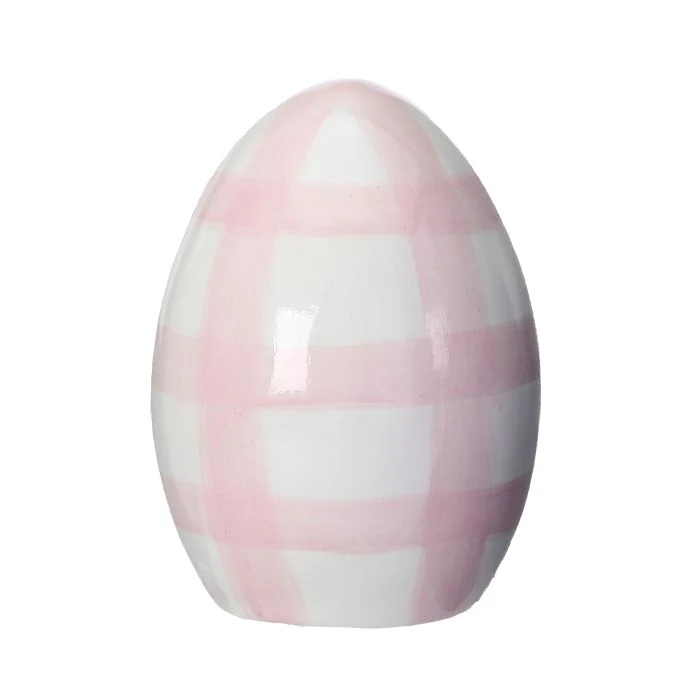 Terracotta Check Egg - Image 4