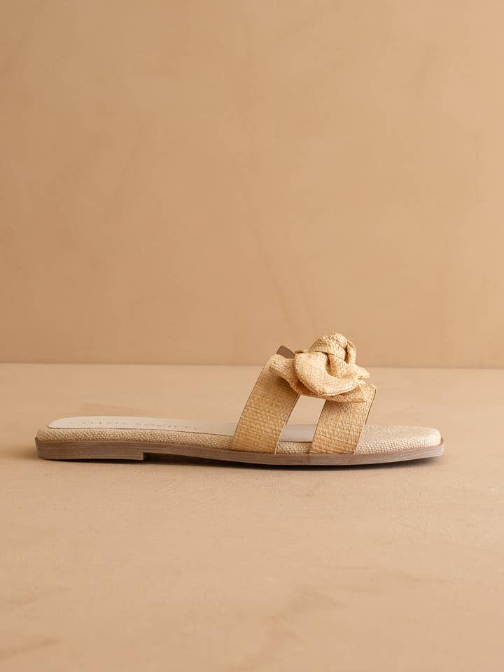The Ginny Textured Bow Slide - Image 2