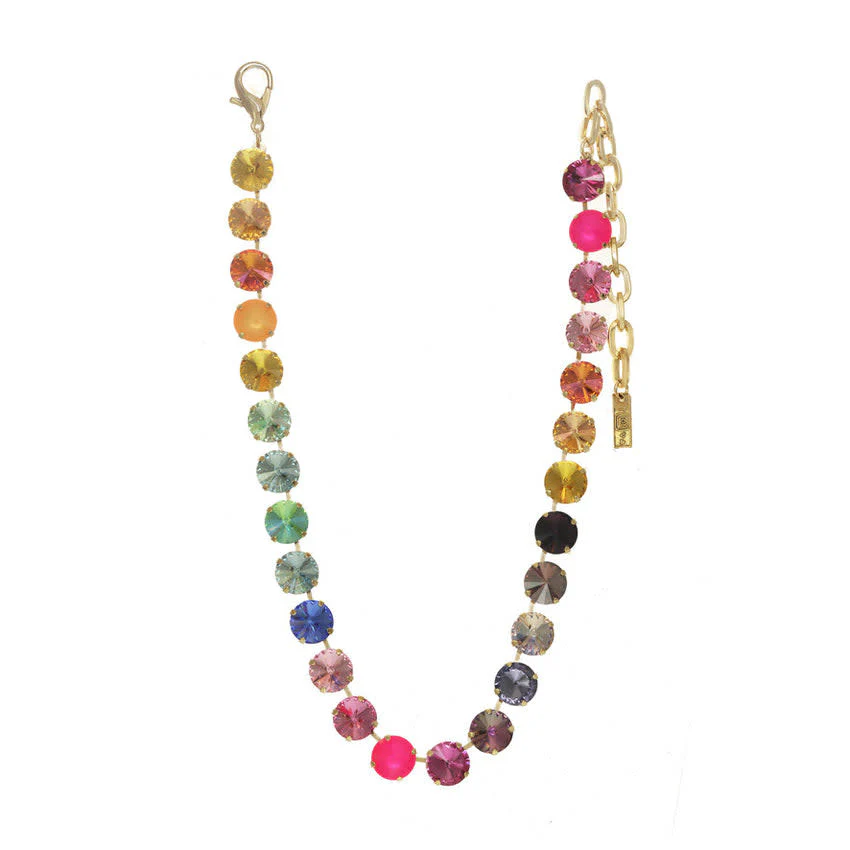 The Sofia Necklace in Watermelon Mix - Image 2
