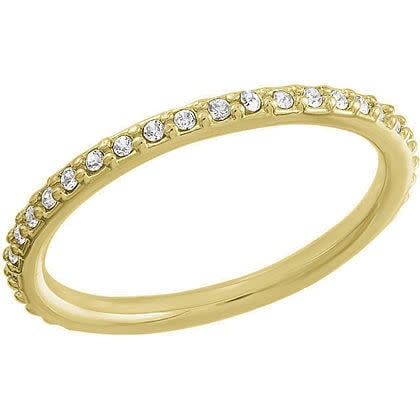 Thin Diamond Gold Layers Ring - Image 2