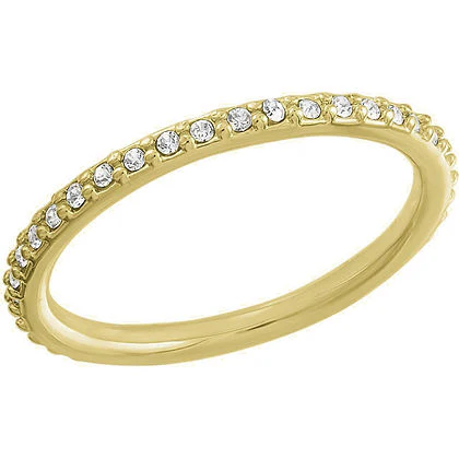 Thin Diamond Gold Layers Ring - Image 3