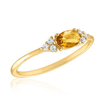 Topaz Horizon Gold Layers Ring - Image 3