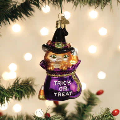 Trick Or Treat Kitty Ornament