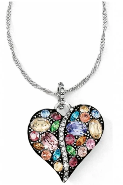 Trust Your Journey Heart Necklace