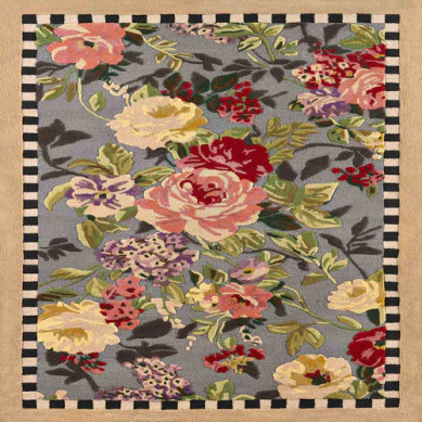 Tudor Rose 5' X 7'6" Washable Rug
